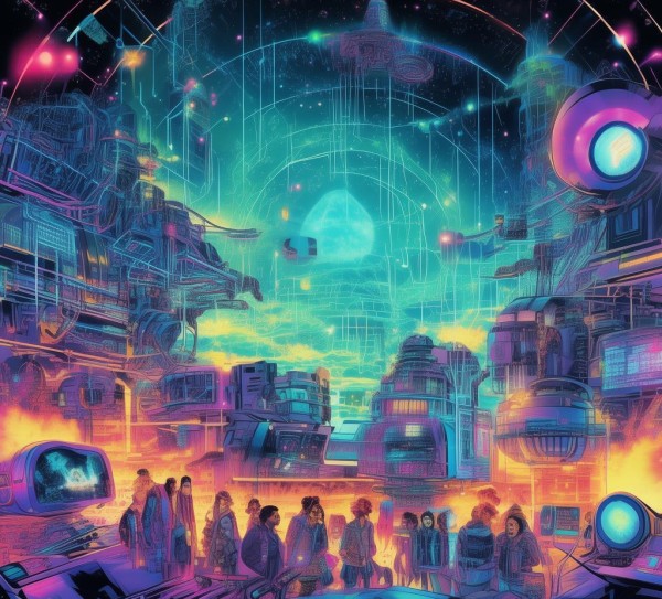 创新与未来科技插画作品,激发人类认知的奇妙旅程 创新与未来科技插画作品,激发人类认知的奇妙旅程